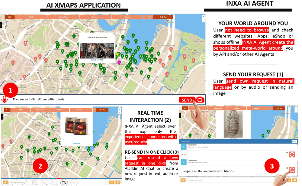 Inxa Ai Agents XMaps application